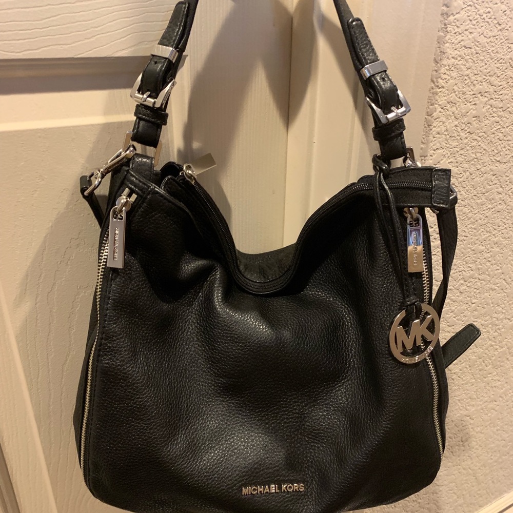 Authentic Michael Kors leather hobo